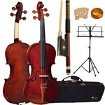 Ficha técnica e caractérísticas do produto Kit Violino com Estojo Extra Luxo 4 / 4 Ve441 Eagle + Estante de Partitura