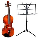 Ficha técnica e caractérísticas do produto Kit Violino Eagle VK 844 4/4 + Partitura