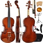 Ficha técnica e caractérísticas do produto Kit Violino Tradicional 4/4 VE441 Eagle Completo