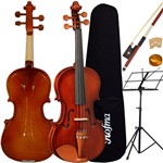 Ficha técnica e caractérísticas do produto Kit Violino Tradicional HVE231 3/4 Hofma com Estante - Eagle