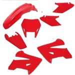 Ficha técnica e caractérísticas do produto Kit- XR- 250 tornado 7 peças vermelho 2007/08