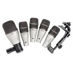 Kit5 Samson de Microfone com 5 Peças P/ Bateria