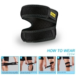 Ficha técnica e caractérísticas do produto Knee Strap Brace Tendon Band Patella Support Gym Sports Running Protector Wrap