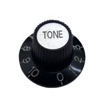 Knob Plástico Speed Semi Ac Tone Preto - Importacao