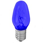 Ficha técnica e caractérísticas do produto Lâmpada Chupetinha 7w E14 Azul Ch24az Brasfort