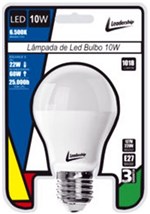 Ficha técnica e caractérísticas do produto Lâmpada LED 10W Bulbo