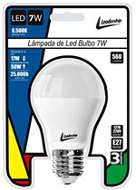 Ficha técnica e caractérísticas do produto Lâmpada LED 7W Bulbo