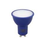 Ficha técnica e caractérísticas do produto Lâmpada LED Dicroica Luz Azul 4W Ourolux Bivolt