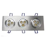 Ficha técnica e caractérísticas do produto Lâmpada Super LED Branco Quente 9w Spot Embutir Q - 90 ~ 250V AC