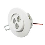 Ficha técnica e caractérísticas do produto Lâmpada Super LED 3w - Branco Quente - Spot Embutir