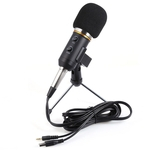 Langboss MK-F200TL Microfone Som volume ajustável Noise Reduction Condensador KTV Audio Studio de Gravação Mic para Conferência / Karaoke / PC
