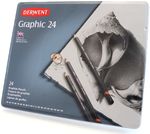 Ficha técnica e caractérísticas do produto Lápis Grafite Graduado Graphic Pencils Estojo com 24 Unidades 9b à 9h Ref.34202 Derwent
