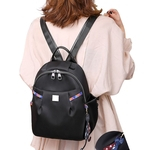 Ficha técnica e caractérísticas do produto Lady Casual All-match Fashion Oxford Fabric Backpack Protable Bag