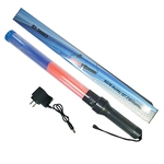 Ficha técnica e caractérísticas do produto LED 54 centímetros de Tráfego Baton Outdoor aviso piscante vara Indicador Red Light Blue