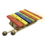 Ficha técnica e caractérísticas do produto Lira Brinquedo Infantil Instrumento Musical Madeira