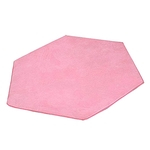 Ficha técnica e caractérísticas do produto Macio Coral Fleece Criança Tenda Tapete Almofada Do Quarto Almofada-rosa Hexagonal