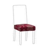 Ficha técnica e caractérísticas do produto SUM Macio Spandex Chair Seat Cover Impresso Elastic Chair Covers Decoração de Natal Cadeira Coberta