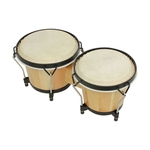 Ficha técnica e caractérísticas do produto Madeira Bongos Africano tambor Percussão Musical Instruments Early Learning Brinquedos Educativos