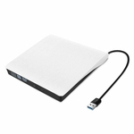 Ficha técnica e caractérísticas do produto LAR Magro externo USB 3.0 DVD DVD ± RW CD-RW Burner Player para PC portátil Mac