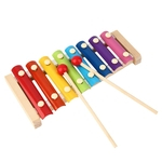 Ficha técnica e caractérísticas do produto Mão Bata de madeira Piano Toy Crianças Xilofone Música Rhythm Learnin In Advance