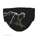 Ficha técnica e caractérísticas do produto Máscara Dupla Mortal Kombat X Scorpion Attack Kit c/ 3
