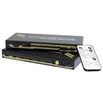 Ficha técnica e caractérísticas do produto Matriz HDMI 4×2 com Saída de Áudio com Suporte 3D (Toslink Audio + Coaxial Audio + 3.5 Stereo) - AMCP