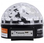 Ficha técnica e caractérísticas do produto Meia Bola 6 LEDs com SD/USB/Bluetooth Lightball LBH-101 Hayonik