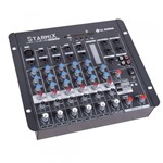 Ficha técnica e caractérísticas do produto Mesa Audio S602rbt Usb Starmix 6 Canais L.l. - Ll Audio