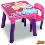 Ficha técnica e caractérísticas do produto Mesa com Cadeira da Barbie Fun
