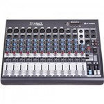 Ficha técnica e caractérísticas do produto Mesa de Som 12 Canais Stereo Starmix Xms1202d Cinza Ll Audio