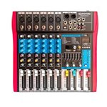 Ficha técnica e caractérísticas do produto Mesa de Som 6 Canais MS-602 EUX com Efeito Soundvoice