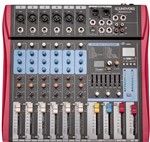 Ficha técnica e caractérísticas do produto Mesa de Som 6 Canais Xlr Efeitos Ms602eux - Sound Voice