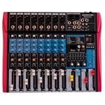 Ficha técnica e caractérísticas do produto Mesa de Som 8 Canais Ms-802 Eux Soundvoice