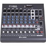 Ficha técnica e caractérísticas do produto Mesa de Som 8 Canais Stereo Starmix XMS802R Cinza LL Audio - Ll Áudio