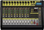 Ficha técnica e caractérísticas do produto Mesa de Som Amplificada 10 Canais 500w com Mp3, Entrada Usb , com Efeitos Vz-100 Ii - Skp Audio