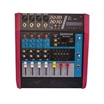 Ficha técnica e caractérísticas do produto Mesa de Som Amplificada 400W 4 OHMS MA420X 4 Canais Soundvoice