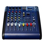 Ficha técnica e caractérísticas do produto Mesa de Som Amplificada Soundpro 4 Canais Bivolt Mx40a