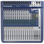 Ficha técnica e caractérísticas do produto Mesa de Som Analógica 16 Canais Soundcraft Signature 16