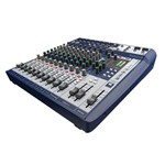Ficha técnica e caractérísticas do produto Mesa de Som Analógica Soundcraft Signature 12 Canais Azul