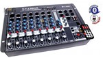 Mesa de Som Ll Audio Mixer 8 Canais com Usb e Efeitos FX802 Gravador Bluetooth