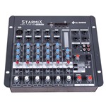 Ficha técnica e caractérísticas do produto Mesa de Som Ll Starmix S602r Bluetooth - 6 Canais