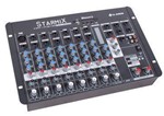 Ficha técnica e caractérísticas do produto Mesa de Som LL Starmix USFX802R 8 Canais BT - Ll Audio