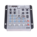 Ficha técnica e caractérísticas do produto Mesa De Som Mixer Automix LL Audio A502R BT 4 Canais
