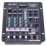 Mesa de Som Mixer Ll 4 C S402r Bt Starmix Bluetooth USB Fm