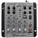 Ficha técnica e caractérísticas do produto Mesa de Som Mixer Nanomix de 5 Canais Na502r Ll Áudio
