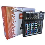 Ficha técnica e caractérísticas do produto Mesa de Som Mixer Profissional Bluetooth e Usb Lelong LE708