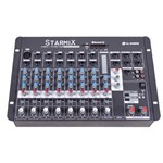 Mesa de Som Mixer Starmix Ll Audio Usfx802r Bt