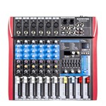 Ficha técnica e caractérísticas do produto Mesa de Som MS602EUX 6 Canais Soundvoice