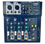 Ficha técnica e caractérísticas do produto Mesa de Som Profissional Usb Mixer Mp3 Player Digital 4 Canais Le-710 Bivolt - Lelong