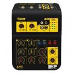 Ficha técnica e caractérísticas do produto Mesa de Som Skp Mic Connect 6 Canais Compacta - Skp Pro Audio